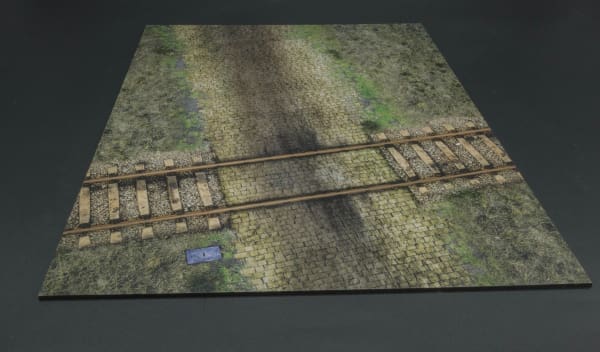 MAT027 Railway Crossing/Cobblestone Mat