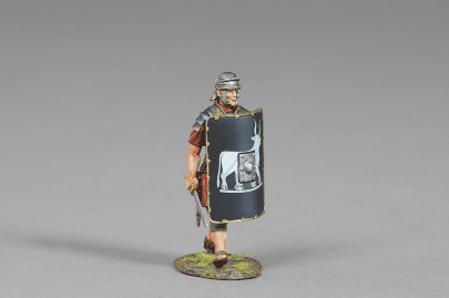 Thomas Gunn Roman Empire Rom120c 19th Legionaire Crouching Behind Green Shield for sale online 