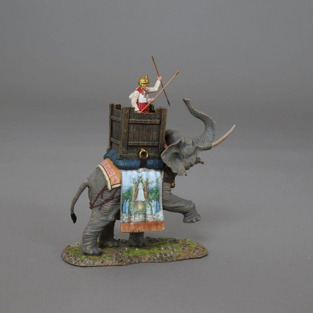 Figurine Éléphant De Guerre Antique - Thomas Gunn Miniatures 1:30 - Métal Peint